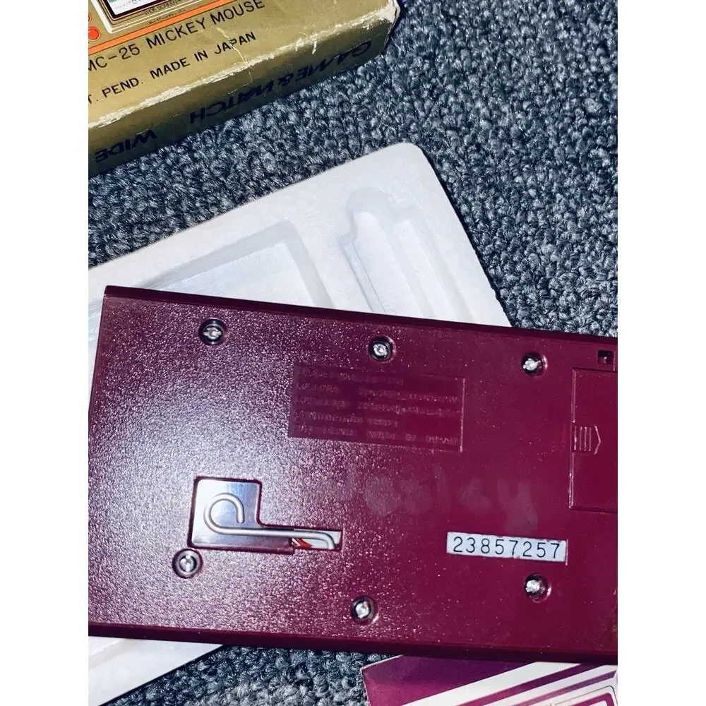 Nintendo GAME & WATCH Chef Handheld Console Retro 1981 Electronic Vintage Box